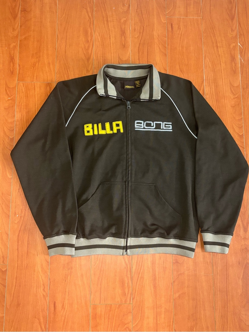 Vintage 90’s Y2K Billabong Full Zip Track Jacket Brown Size Small